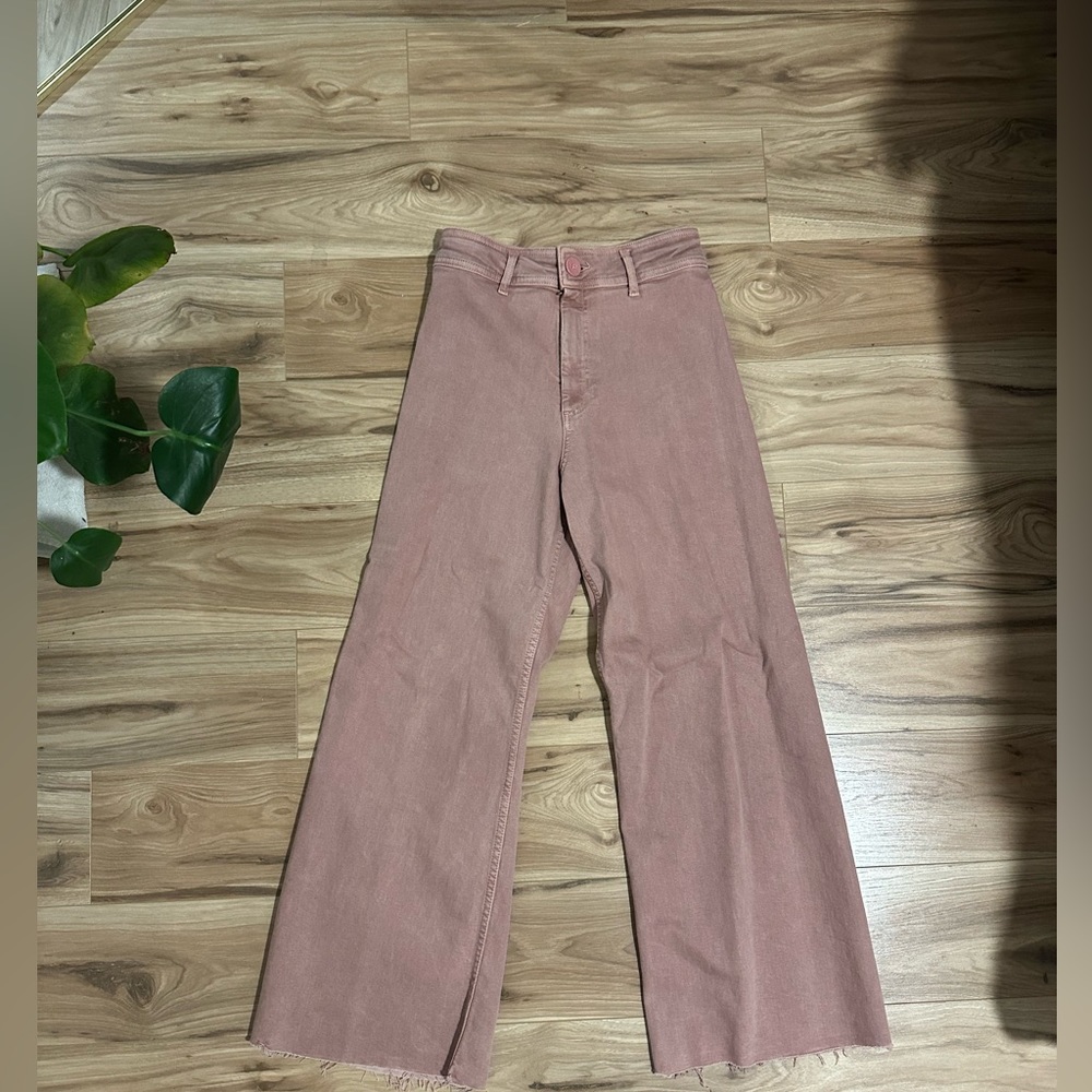 Zara marine jeans size 4 (light pink)